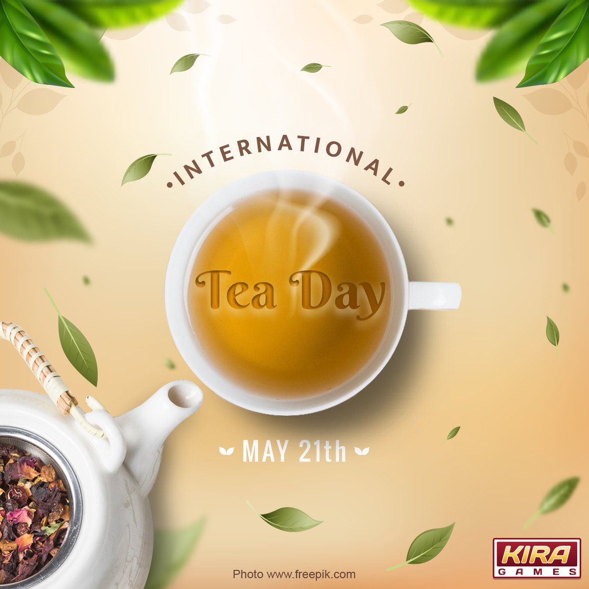 kiragames's tweet photo. Happy International Tea Day! 

Second to water, tea is the most consumed drink worldwide, and 21 May is designated as #internationalteaday. Let's raise awareness of the importance of tea together. 

How often do you drink them? https://t.co/azRYSwDq1h