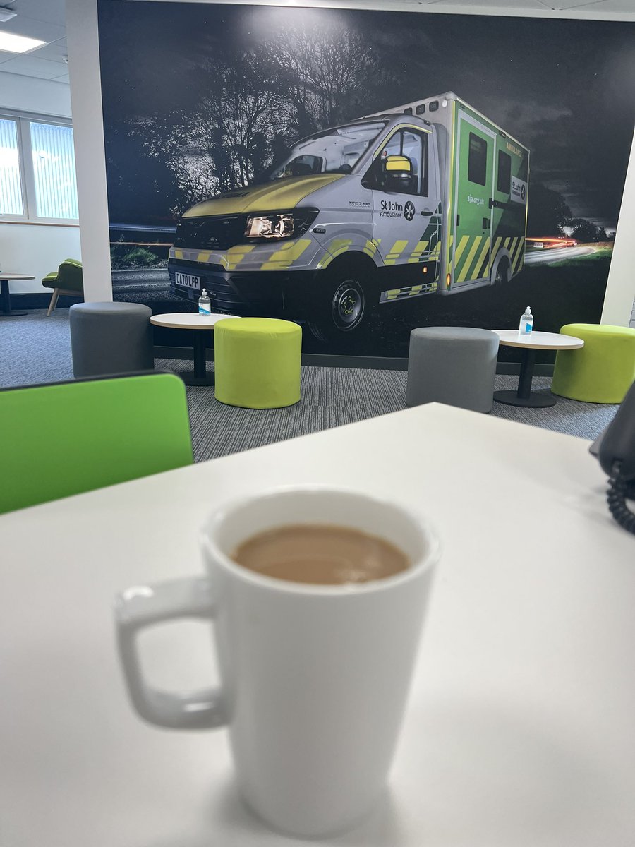 True #Staverton hospitality and a way to start the <a href="/SJAOperations/">St John Ambulance’s Operations Team</a> clinical shift. What brilliant surroundings too for our <a href="/stjohnambulance/">St John Ambulance England</a> people