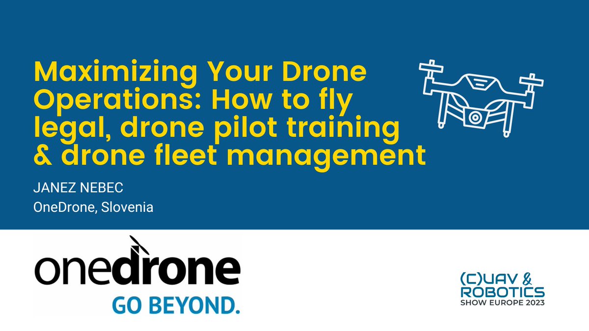 CUAV_Show_EU's tweet photo. #CUAVshowEU topics 🚀
Monitoring and studying EU and local legislation, OneDrone (Slovenia) diligently adhere to all standards and seamlessly integrate them into their business processes. Let's hear why this is crucial and how they accomplish it for their clients. https://t.co/DN7P4NESto