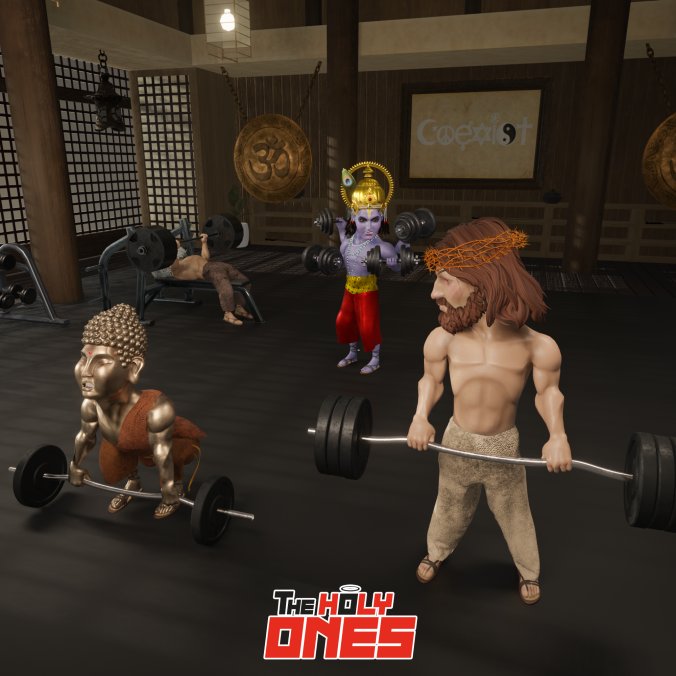 Hitting the gym is one of the best #MentalHealthAction 💪

Strong Body, strong mind 🙏

Become part of the fam 
🏆discord.gg/holyones🏆

#NFTCommunity #Decentraland #Web3 #Metaverse