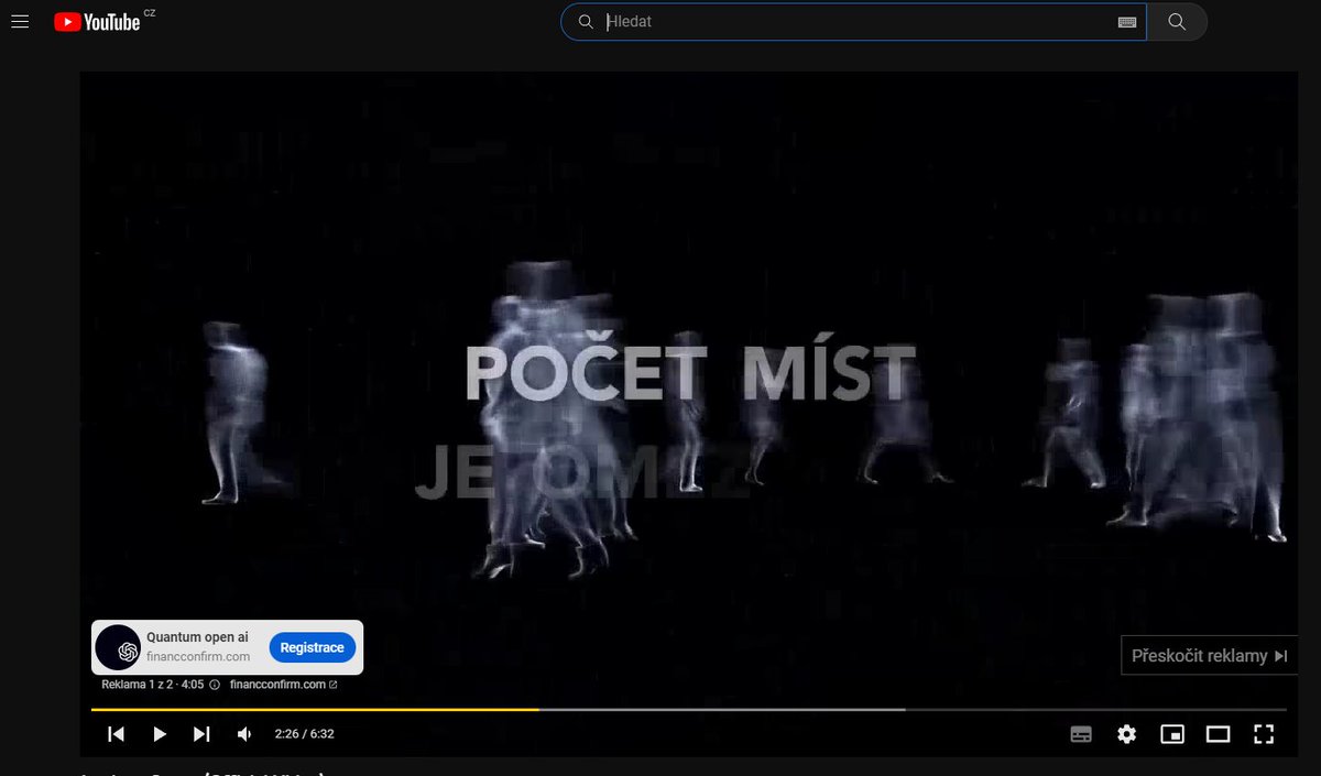 ja_zeman's tweet photo. Může mi někdo vysvětlit, jak je možný, že Youtube má normálně reklamu na podvodný stránky? Proč za tohle nenese zodpovědnost? https://t.co/FQ9k4fo623