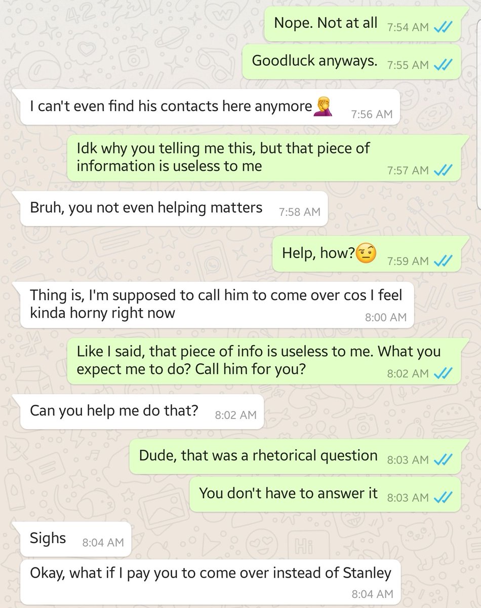 desola__xn's tweet photo. This hilarious conversation between these two guys is the funniest thing you will read on Twitter today😂😂😂😂😂💔💔

Open the thread for the complete part 😂😭👇🏽 https://t.co/76vfEWS4y1
