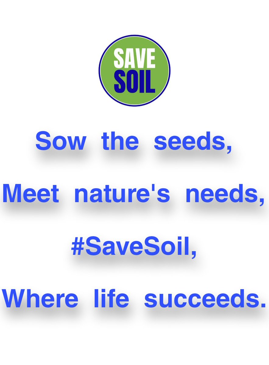 MikeAgrow's tweet image. #SaveSoilMovement
#soil is the beginning of life and the end of it
#Soilprotection can never be over emphasis