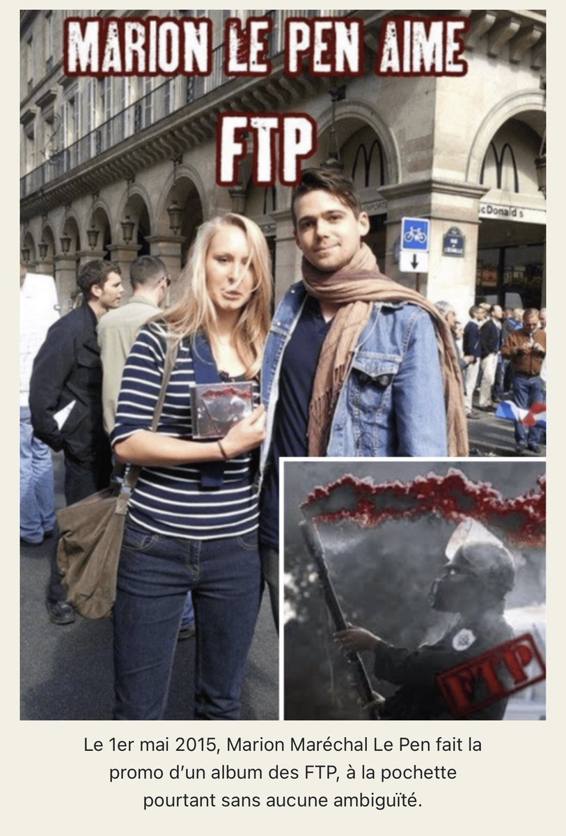 Portes_Thomas's tweet photo. On parle de votre photo avec un membre du groupe de rock nazi FTP ? https://t.co/kzm7pFvZby