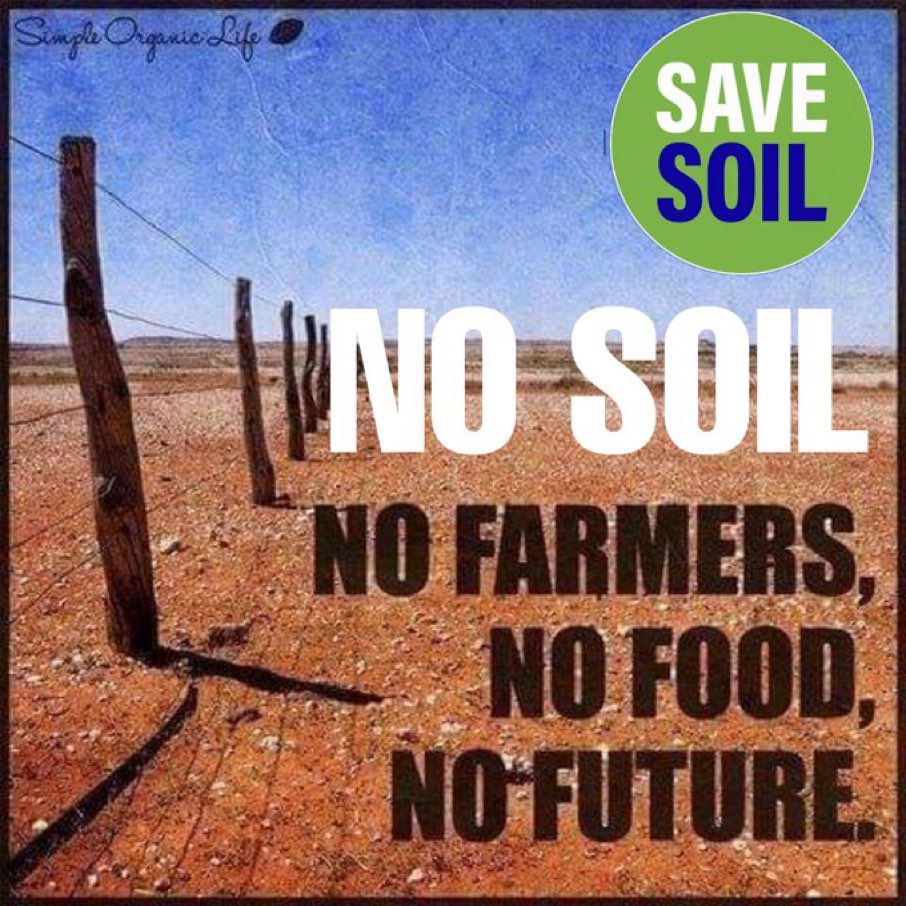 MikeAgrow's tweet image. #SaveSoilMovement
#soil is the beginning of life and the end of it
#Soilprotection can never be over emphasis