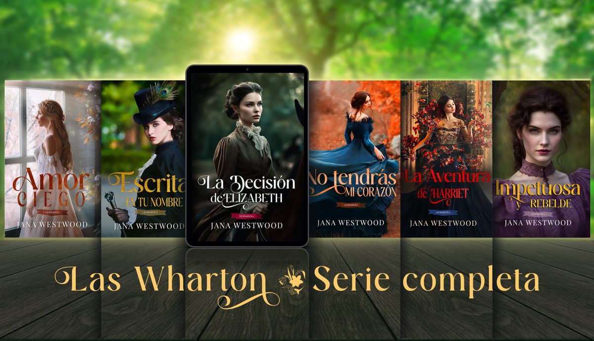 Serie completa de «Las Wharton», ya disponible en Amazon: relinks.me/B0B5DM3YS6