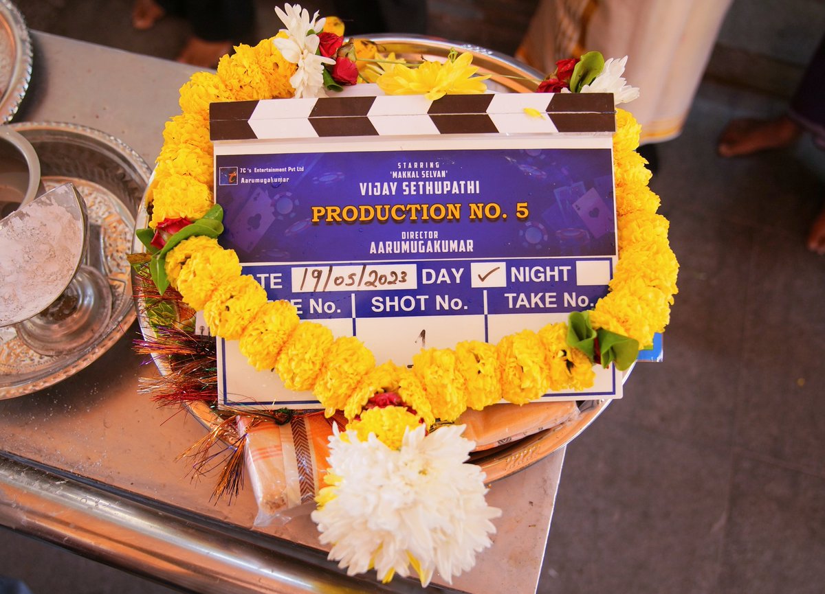 Yuvraaj (@proyuvraaj) on Twitter photo #MakkalSelvan <a href="/VijaySethuOffl/">VijaySethupathi</a>'s next gets off to an auspicious start! Yes! the pooja of actor #VijaySethupathi's next film, produced by <a href="/7CsPvtPte/">7Cs Entertaintment</a> & directed by director <a href="/Aaru_Dir/">Arumugakumar</a>, took place at a temple in #Ipoh in Malaysia this morning! <a href="/justin_tunes/">Justin Prabhakaran</a> is scoring music for this #MakkalSelvan <a href="/VijaySethuOffl/">VijaySethupathi</a>'s next gets off to an auspicious start! Yes! the pooja of actor #VijaySethupathi's next film, produced by <a href="/7CsPvtPte/">7Cs Entertaintment</a> & directed by director <a href="/Aaru_Dir/">Arumugakumar</a>, took place at a temple in #Ipoh in Malaysia this morning! <a href="/justin_tunes/">Justin Prabhakaran</a> is scoring music for this