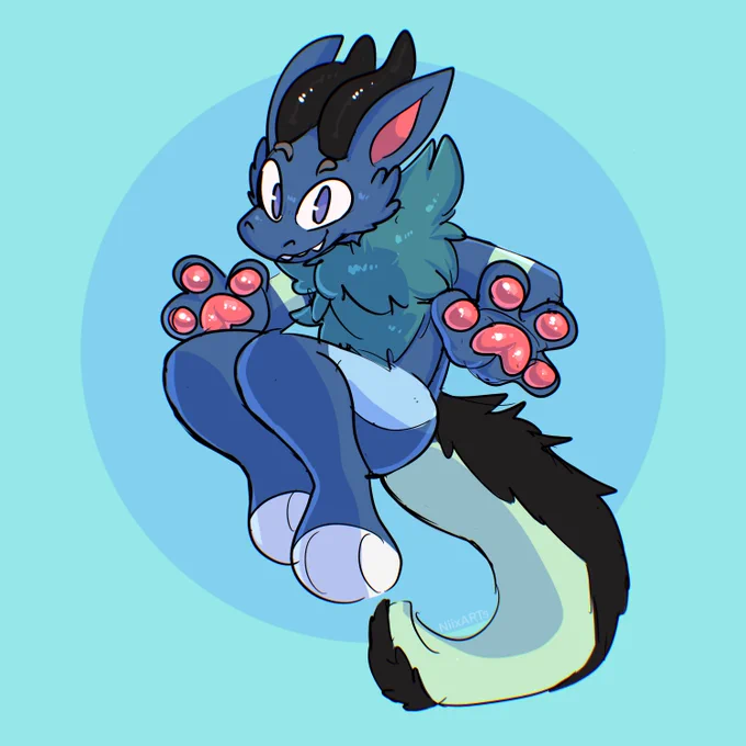 Pawbs with beans! Commission for  !