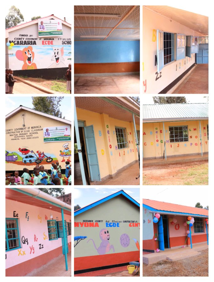 KenyaYaendelea's tweet photo. Murang'a County Governor Irungu Kang'ata launched Ng'araria, Waitua, Gachocho, Rwaraka and Kinyona ECDE Centers. #KenyaYaendelea
Singapore #KenyavsMalawi Anne Amadi Rashid Echesa #OPCSTreePlanting #ictweekke Eric Omondi https://t.co/hmBVVpoN2P