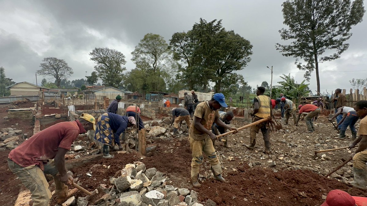 njushamanoah's tweet photo. Nyakianga (Mathioya)Level 4 Hospital construction is ongoing.Thanks H.E Dr Irungu Kang’ata for prioritizing health.Labour is 100percent local. https://t.co/wmou612hpH