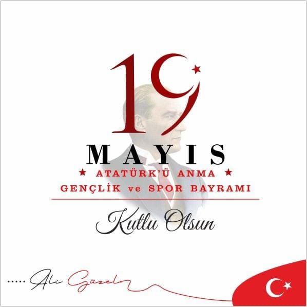 AliGuzel_46's tweet photo. 19 Mayıs Atatürk’ü Anma, Gençlik Spor Bayramı Kutlu Olsun.

Bugünün Gençliği Geleceğin Milli Serveti ve Milli Şerefidir.

#19MAYIS1919
#19MayısGençlikveSporBayramı https://t.co/ZwFhgcIeNH