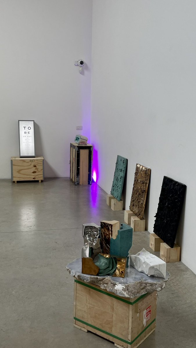 “TO BE” in <a href="/mattmaurostudio/">Matteo Mauro</a> yesterday in Milan. It was an honor to be exposed with your works my friend ❤️‍🔥