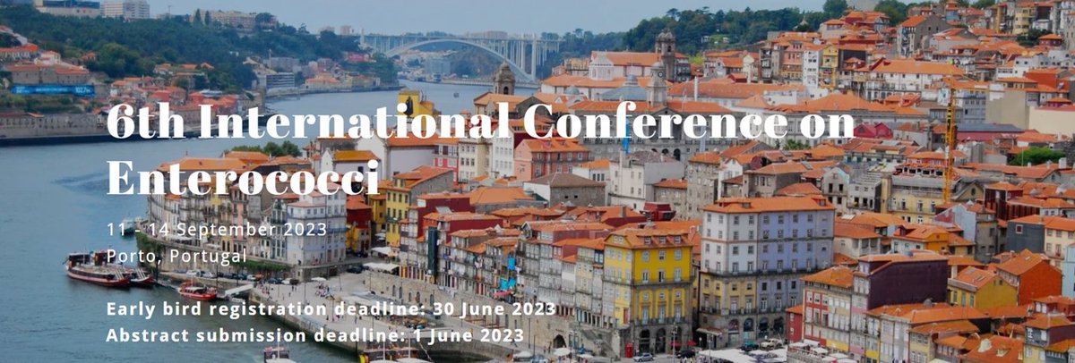 anarpf1981's tweet photo. Friday mood and it's time to remind you about the deadline of abstract submission for the 6th International Conference in Enterococci, which is⏳1 June! #ice6 #enterococci
📅 11-14 September 2023
📌 Porto, Portugal
👉 https://t.co/pKNL9t5zn2 https://t.co/Q3KIW6RXMU