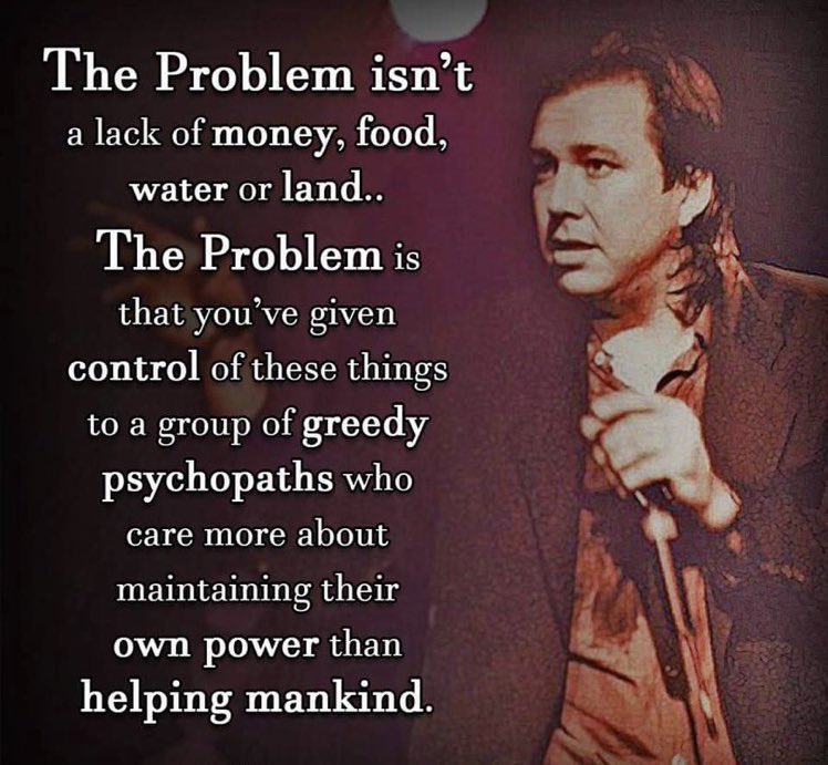 JamesMelville's tweet image. Bill Hicks was right.