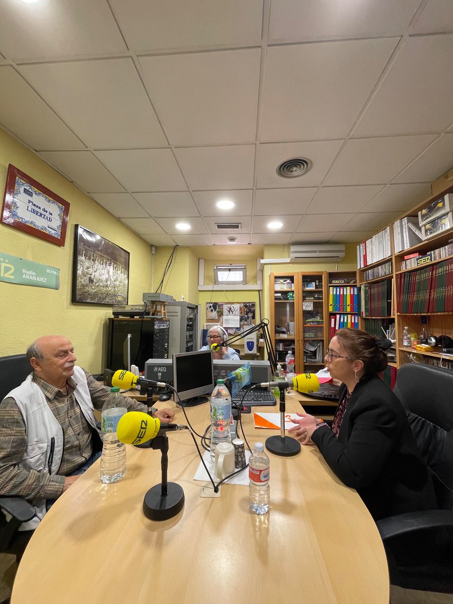 🧡Ayer presentamos a nuestra candidata a la alcaldía de #Aranjuez por @cs_aranjuez @RomiGiova  en #RadioAranjuez 

#PorAranjuez #PorLosTuyos #Libérate