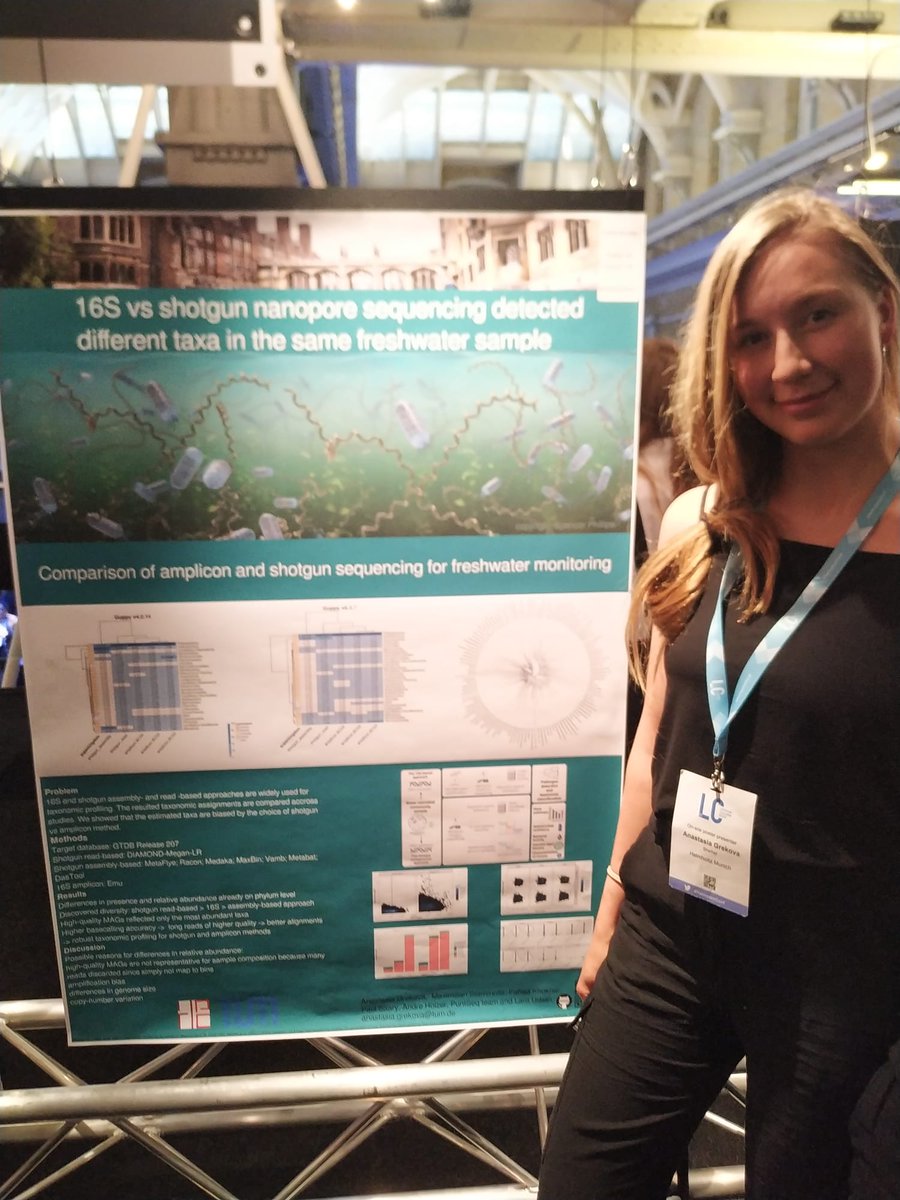 LaraUrban42's tweet photo. After a v successful &amp; exciting day @NanoporeConf @nanopore #NanoporeConf (and an equally successful night in London with science friends @ReindertN @miles_benton @J_MartiCarreras @olga_francino @AaronPomerantz et al), the entire group presents their posters today! Pls come by 🥳 https://t.co/ZxnirKMiPP