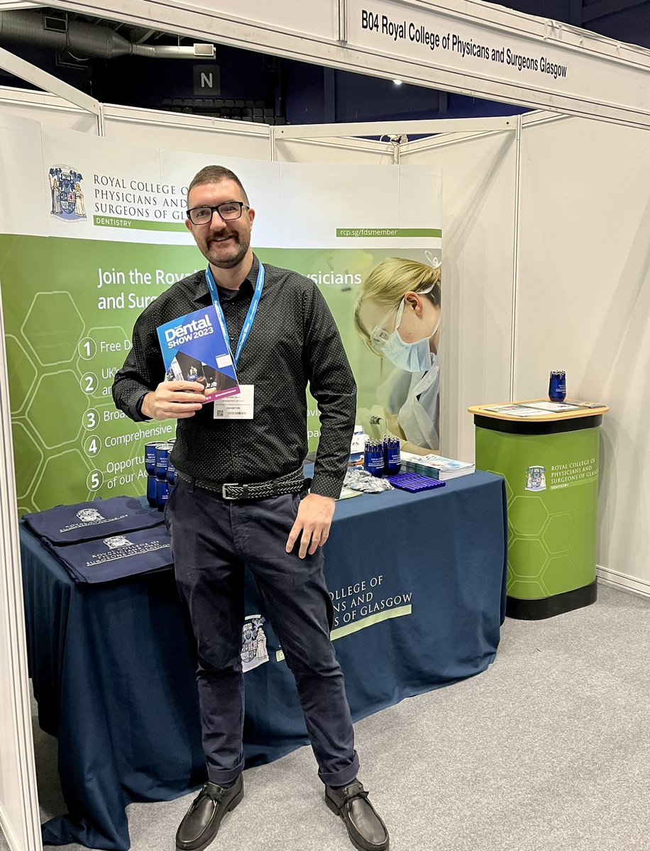 For those @scottishdental show 2023, we are at stand B04. Please come along if you’ve any questions about our dental surgery faculty. @rcpsglasgow