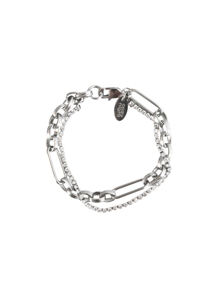 ice two chain bracelet