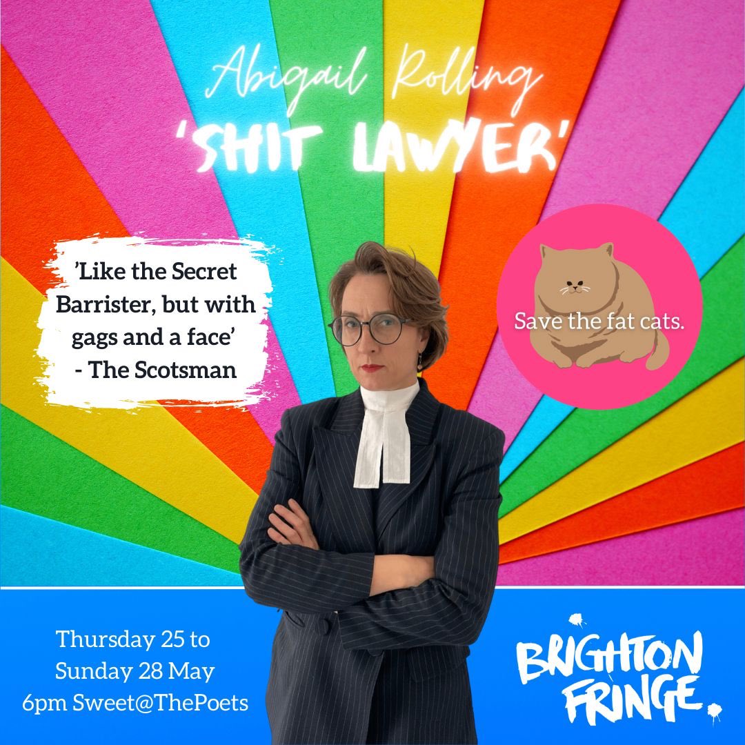 It’s #EndangeredSpeciesDay 🦤🦕🦣

Legal aid lawyers will become extinct if our criminal justice system isn’t properly funded 🤪

See #ShitLawyer at #BrightonFringe next week and laugh with me in the face of adversity 😂

Tickets at bit.ly/ShitLawyerBrig…

#saveUKjustice