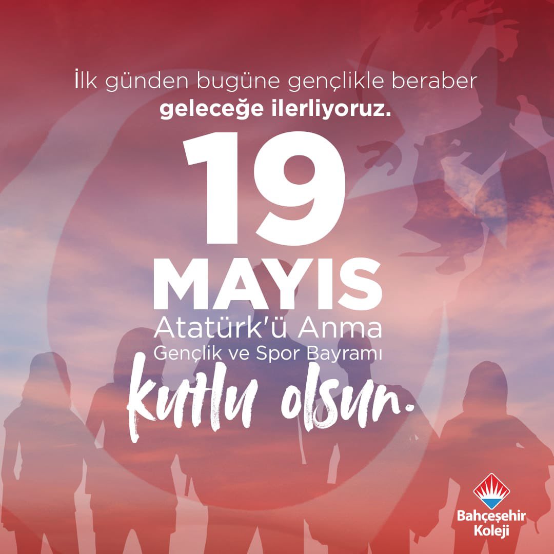 Lilycim's tweet photo. 🇹🇷 19 Mayıs Atatürk'ü Anma Gençlik ve Spor Bayramı kutlu olsun!

#bahçeşehirkoleji #19MayısAtatürküAnmaGençlikVeSporBayramı https://t.co/ljW4uBqOvG