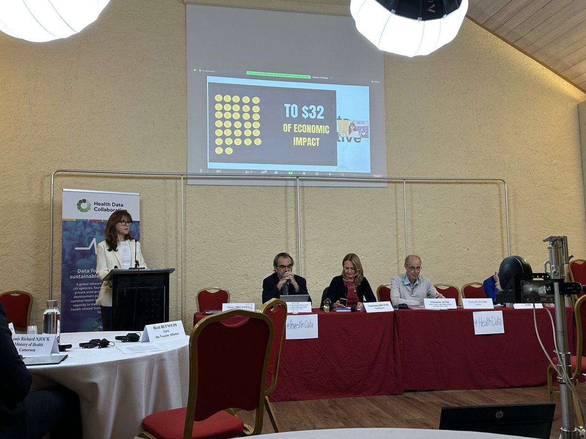 brianwong_'s tweet photo. Day 2๏ธโฃ of our @HDC4SDGs meeting kicking off with a session on strategies to strengthen country #HealthInformationSystems
@clairemelamed (@Data4SDGs) shared that for every $1 we #InvestInData, there is up to $32 of economic impact in return.
#HealthData #WHA76 #Economy4Health https://t.co/19ZETBAU6Z