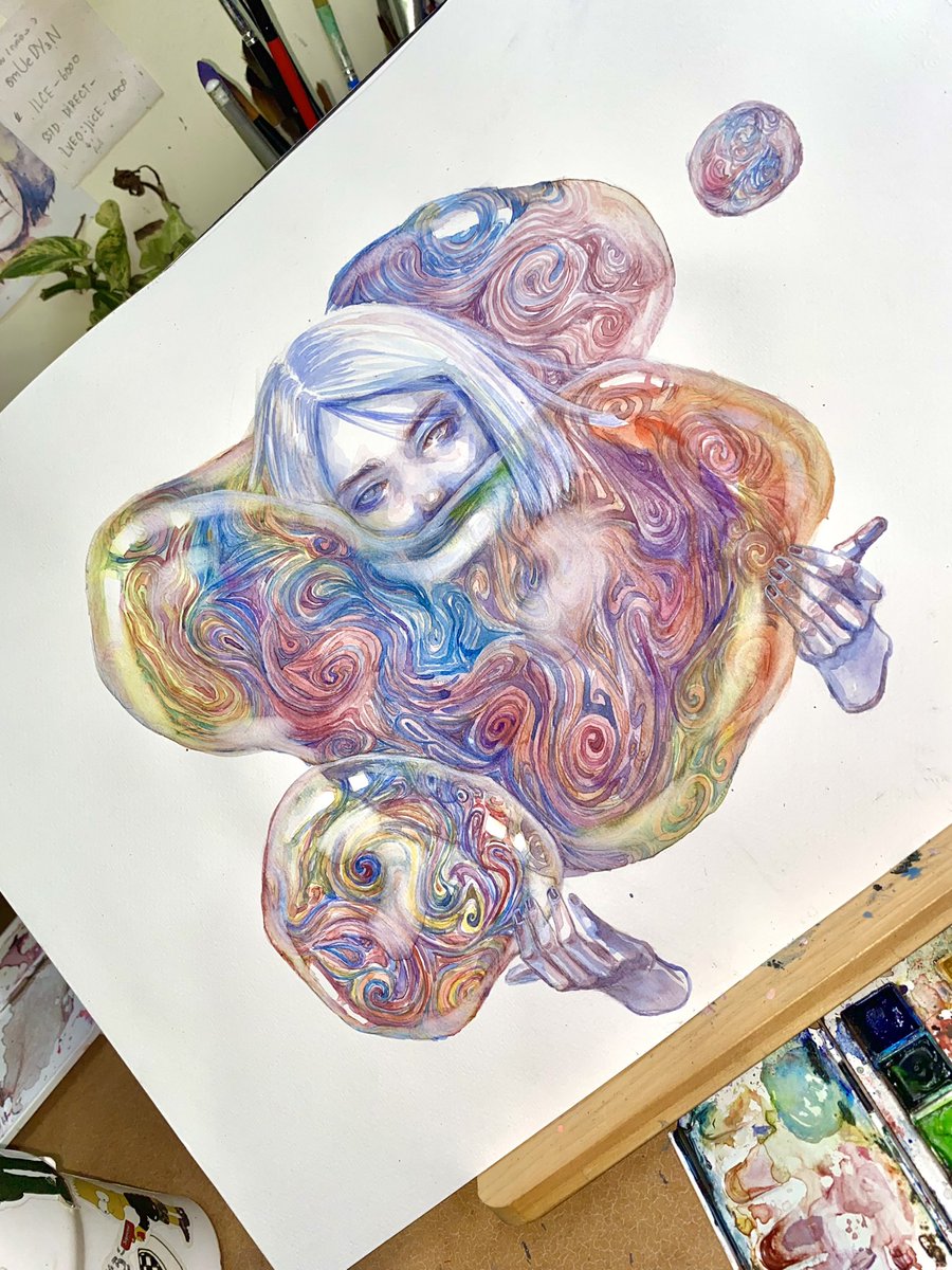 VowNft's tweet photo. Gm family π€π«§
power in art I am back β€οΈβπ₯π«Άπ»
Love π«Άπ»π
#NFTCommunity
#nftart
#nft #Vownft #watercolor https://t.co/4YTgLZecnH