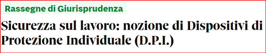 RubesTriva's tweet photo. ➡ #Rassegna di #Giurisprudenza - #buonalettura

🗞 "#Sicurezzasullavoro: nozione di #Dispositivi di Protezione Individuale (#DPI)" a cura del Il @sole24ore   -  #NT + #Diritto #norme &amp; #tributi

📌 Focus #operatoriecologici - #Dpi

➡ https://t.co/zzwoU9gTuJ https://t.co/6zOsz7kLGE