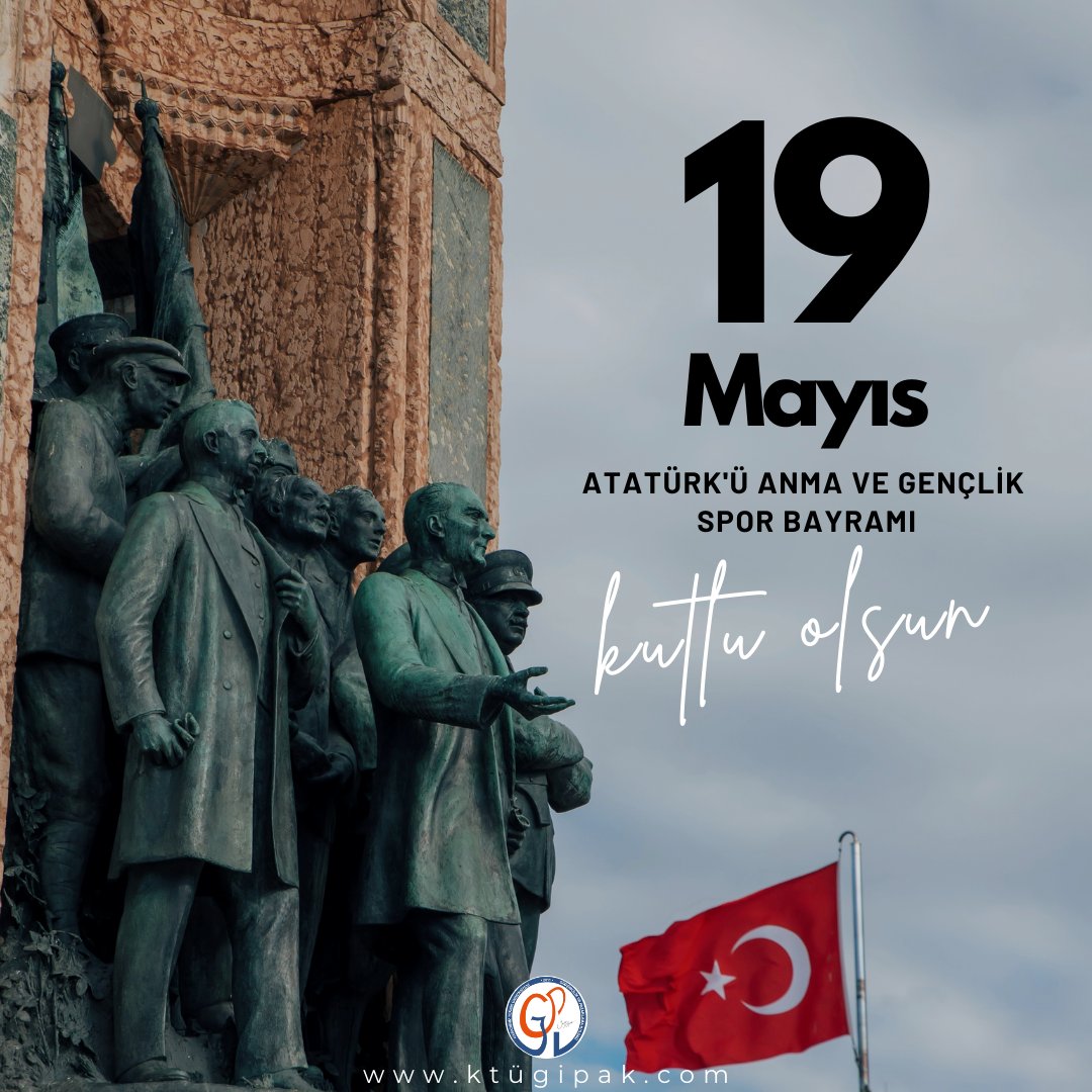 🇹🇷 19 Mayıs Atatürk'ü anma gençlik ve spor bayramımız kutlu olsun. 🙏 Başta ulu önder Mustafa Kemal Atatürk olmak üzere tüm şehitlerimizi saygı ile anıyoruz.