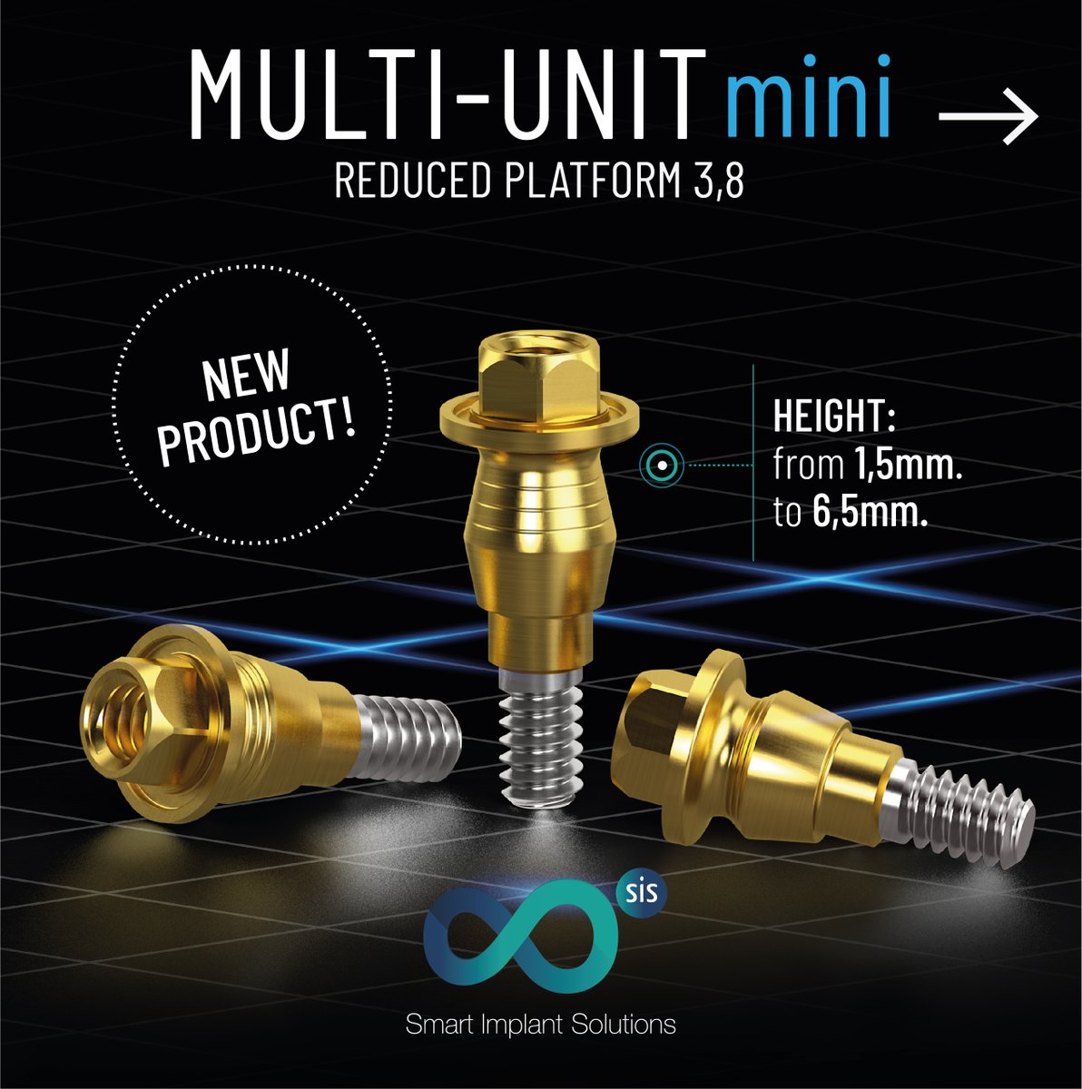 SmartImplantSol's tweet photo. New transepithelial  abutment designed for the fight against peri-implantitis thanks to the  improvement of the supracrestal biological space.
#DentalImplants #DentalImplants #CompatibleComponents #Prosthetics #Abutments #Dentures #DentalImplants #Implants https://t.co/hXzKUtWdBS