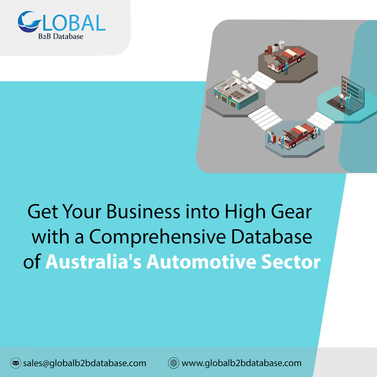 DatabaseB2b's tweet image. Get Your Business into High Gear with a Comprehensive Database of Australia's Automotive Sector
For more information, globalb2bdatabase.com or contact us at sales@globalb2bdatabase.com
#automotivebusiness #dataanalytics #marketresearch #datadriven #automotivemarketing