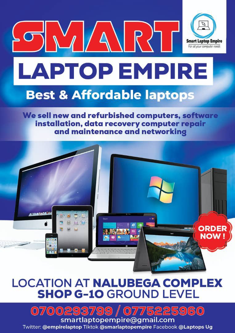 EmpireLaptop's tweet photo. Contact for the bests deals #LaptopPlug +256700293799 or +256775225960 #ForAllYourComputerNeeds https://t.co/VDvhBsmhhE