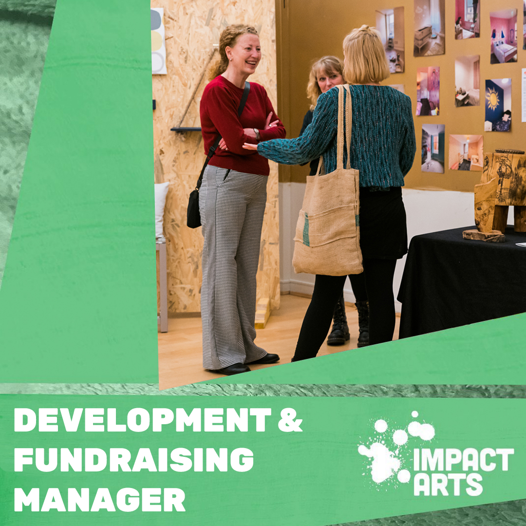 📣 We're hiring!

Impact Arts are recruiting for a Development &amp; Fundraising Manager to help drive forward our goals, ambitions and annual income targets, and ensure the sustainability of our 3 year pipeline.

🔗 find out more &amp; apply now: impactarts.co.uk/join-our-team/