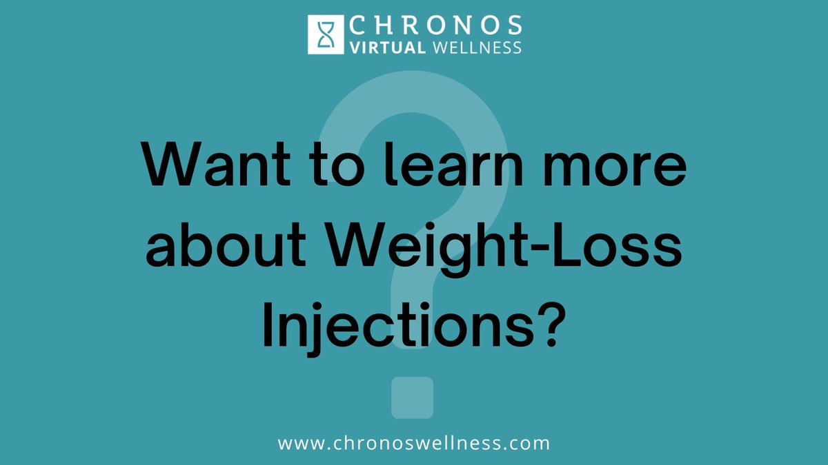 Let's talk about #weightloss! Ask questions about #WeightLossInjections and get answers about cost, side effects, and effectiveness. #WeightLossGoals chronosvirtualwellness@athenahw.com (866) 279-2111