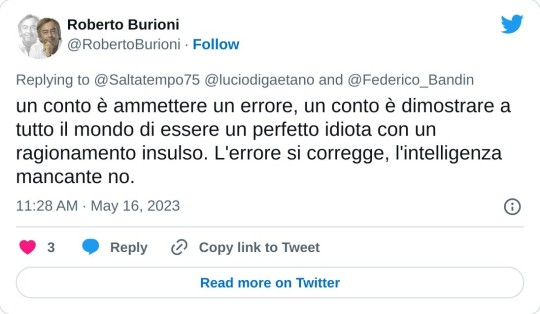 gleyredaf's tweet photo. La #scienza, la comunità umana non hanno bisogno che a fare divulgazione ci sia #Burioni che da "Medico, Prof. di Microbiologia e Virologia all’Univ. Vita-Salute S.Raffaele, #Milano", offenda detrattori, causando danni d'immagine a colleghi di altri settori scientifici competenti https://t.co/NTV77V9cTW