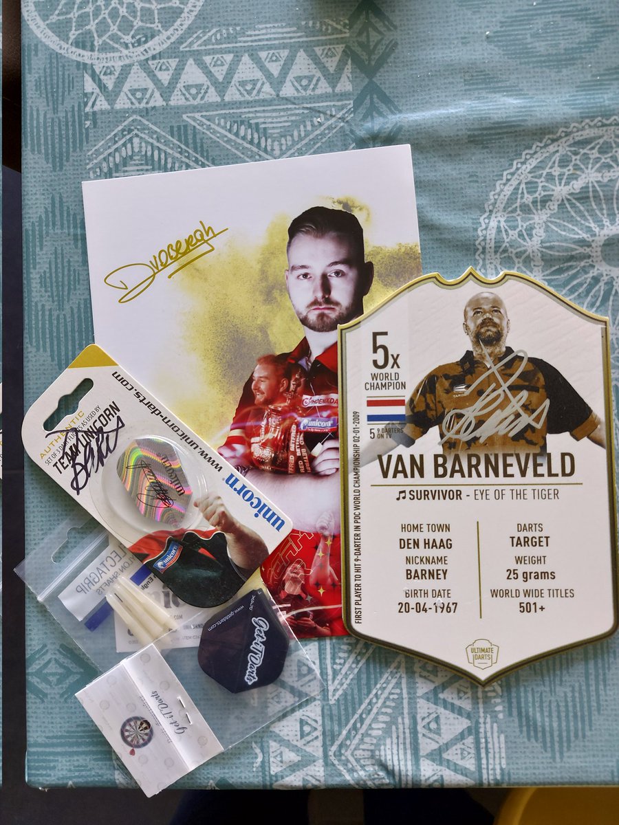 @GeniusDarts5 @Raybar180 @VandenBerghDimi @Get_iTdarts Arrived today. Thank you so much!