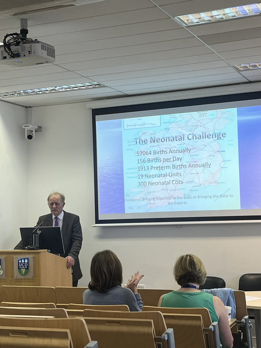 AnneMarieCasey1's tweet photo. Dr John Murphy introducing National neonatal challenges at the start of a fantastic line up at the Irish Neonatal #AHP study day @_TheNMH @McguckinJo @zelda1g @IrishNeonatal #neonates @EleanorMolloy #ModelofCare @Perinatal_SIG #Team #DevelopmentalCare #NICU #HSCP https://t.co/I0BYLcdqRC