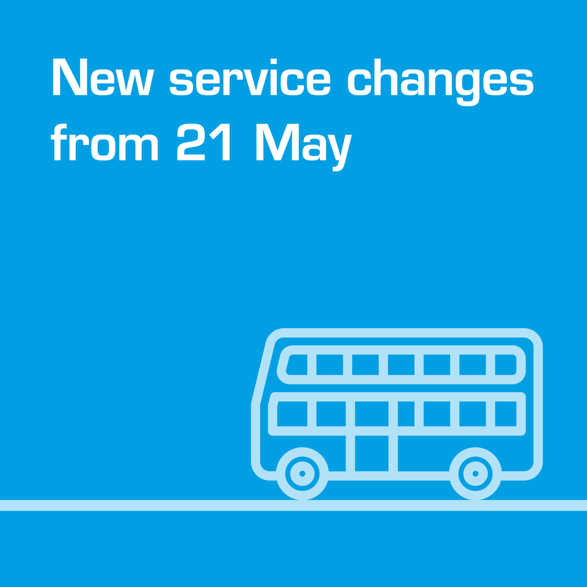 After listening to customer feedback, from 21 May there will be improvements to Park &amp; Ride services. 

Full details of all changes can be found at iparkandride.com. 

Thank you for your continued support.