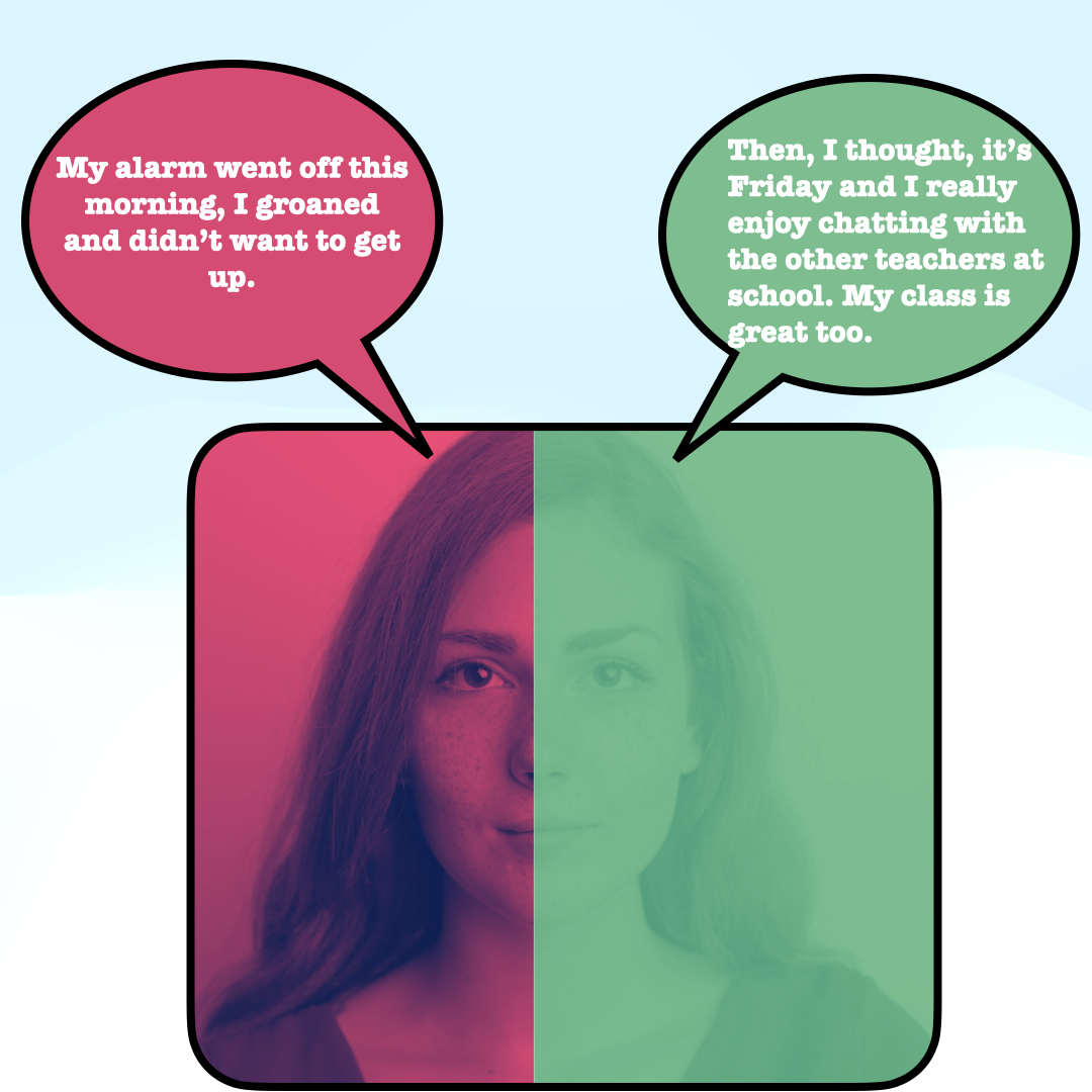 I wish I could share my Ss work from today
They rocked it!
But - has their faces &amp; their personal thoughts
Used <a href="/canva/">Canva</a> to create their face red &amp; green
Imported photo to #Keynote - added text to show their red thoughts turned to green thoughts
My demo ⬇️
#SEL #wellbeing #edtech