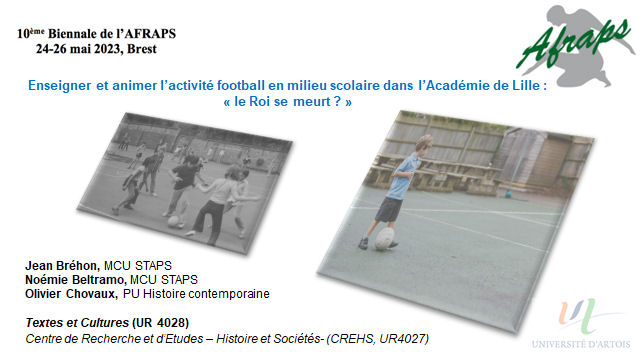 Echanges avec les chercheurs #CREHS en amont de la biennale de l'AFRAPS qui se tiendra la semaine prochaine à Brest.
Réflexions croisées sur les nouveaux défis qui se posent au sport scolaire au sein de <a href="/AcLille/">Académie de Lille</a> au prisme du football.
<a href="/INSPE_Lille/">INSPÉ Lille HdF</a> @Univ_Artois <a href="/FranoisMICHELE1/">François MICHELETTI</a>