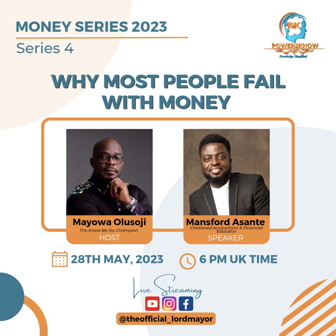 power2know_'s tweet photo. Don't let your finances slip through your fingers!

Join our upcoming webinar tagged "Why People Fail with Money" with @MansfordAsante  and unlock the secrets to financial success!

#power2know #knowbedo #financialsuccess #moneymastery #breakfreefromdebt #wealthbuilding https://t.co/QBJy3asBj4