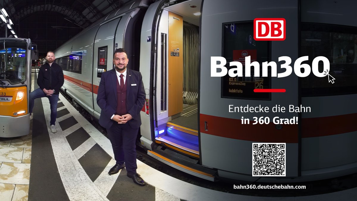 DB_Presse's tweet photo. And the #Webby goes to: #Bahn360! Das DB-Projekt zur digitalen Vermittlung von Eisenbahnwissen hat bei den internationalen #WebbyAwards den Publikumspreis in der Kategorie "Metaverse, Immersive & Virtual: Science & Education" gewonnen. Große Freude! Mehr: https://t.co/jsdjtjYr1Q https://t.co/0p2T9oXc0x