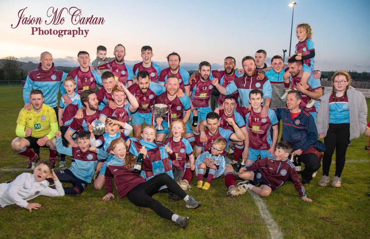 ryanhanna88's tweet photo. With the @TummeryFC season now over, I wanted to say how remarkably proud I am of everyone associated with the club. 3 in a row is an incredible achievement and it proves that big things can happen when you have a vision, have a commitment and have a dream #MrConductor 🇱🇻🏆🏆🏆 https://t.co/Uj8bXVyA8y