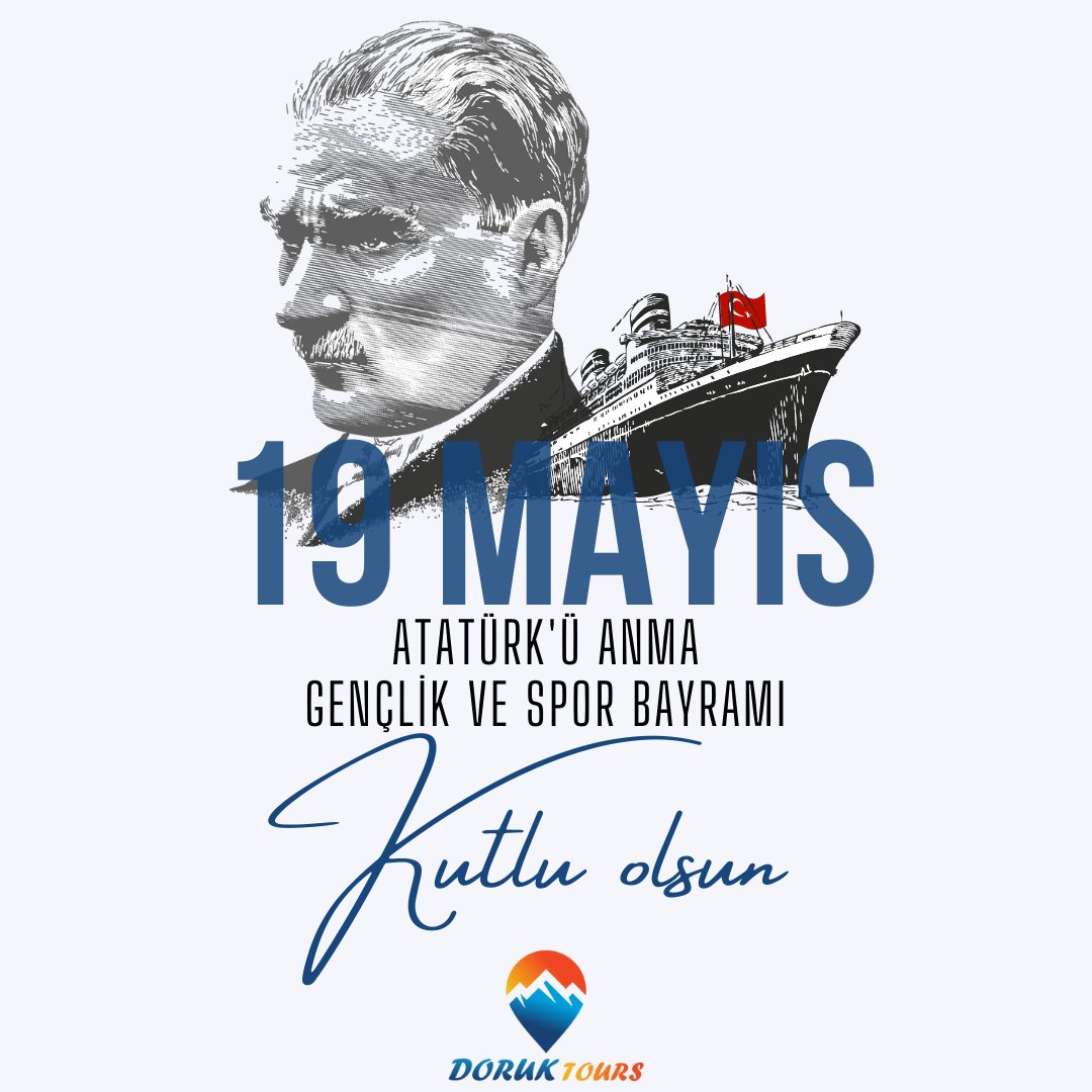 19 Mayıs Atatürk'ü Anma, Gençlik ve Spor Bayramımız Kutlu Olsun! 

#19MayısGenclikveSporBayramı #NeMutluTuerkuemDiyene