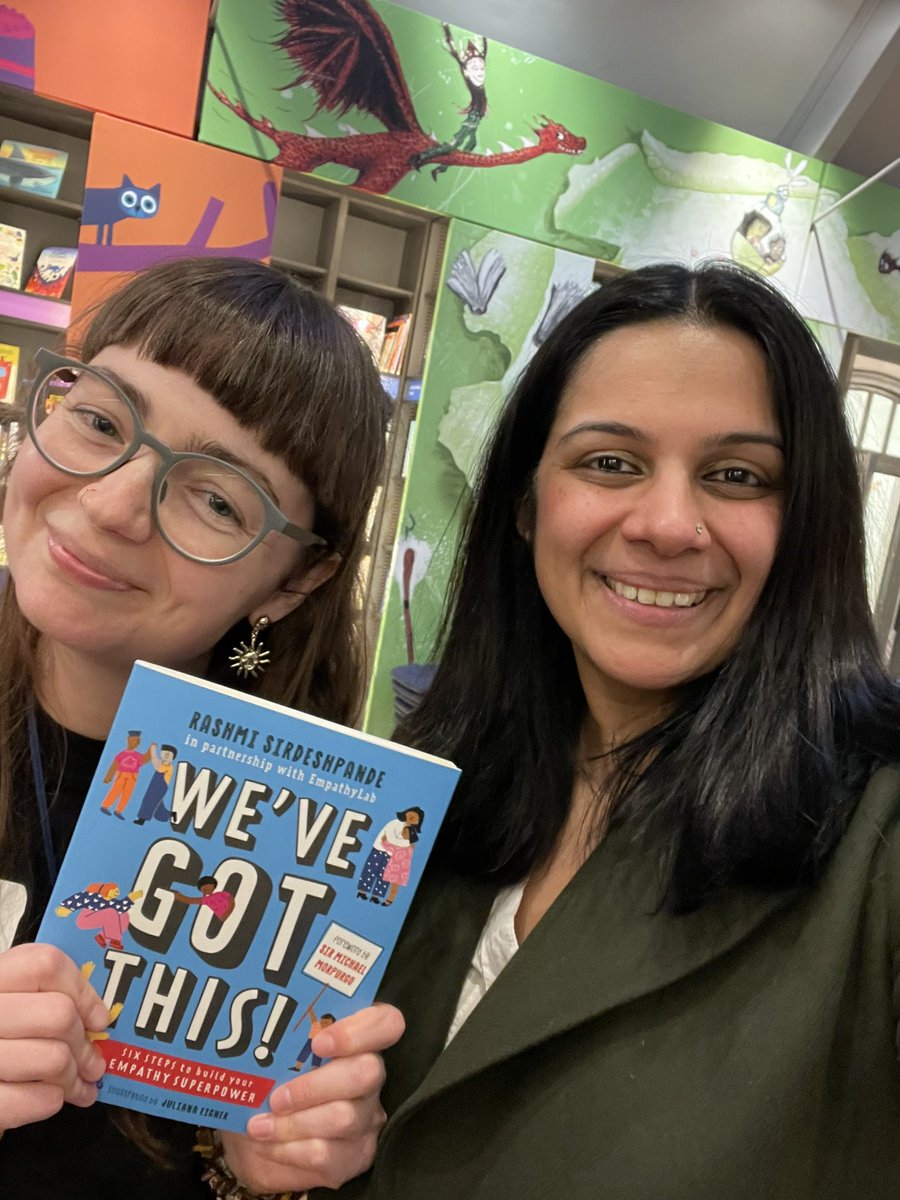 So wonderful to celebrate the launch of @EmpathyLabUK’s new book We’ve Got This with so many lovely book lovers, friends, and family! A brilliant panel with @MirandaMcK @son1bun & @CRESS_research and I got to see some of my book HEROES too - like @EmmaIllustrate & @abigailbalfe!