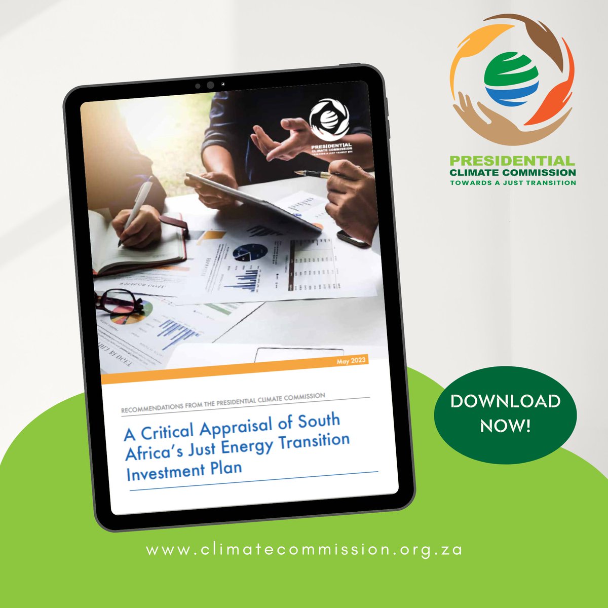 ClimateZA's tweet photo. PUBLICATION | A Critical Appraisal of South Africa’s Just Energy Transition Investment Plan

Download: https://t.co/10lzKqHebP

#JustTransition #EnergyRecommendations #JETIP #EnergyTransition https://t.co/U8MERT74Gr