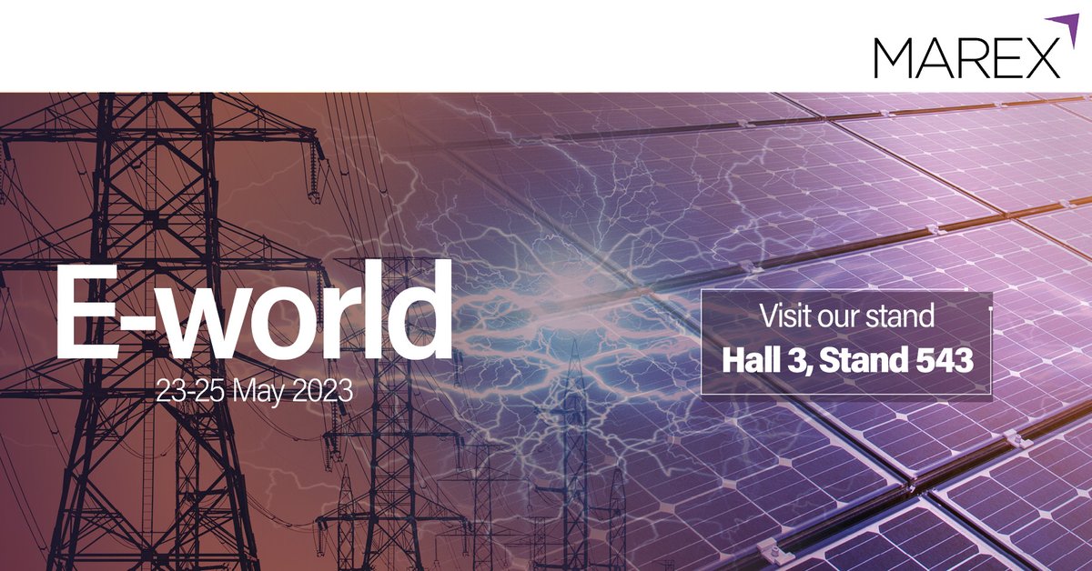Next week it is #Eworld energy & water in Essen. This is Europe's largest energy event. If you are there, come and visit us in Hall 3, Stand 543. #power #energy #clearing #derivatives #trading #broking