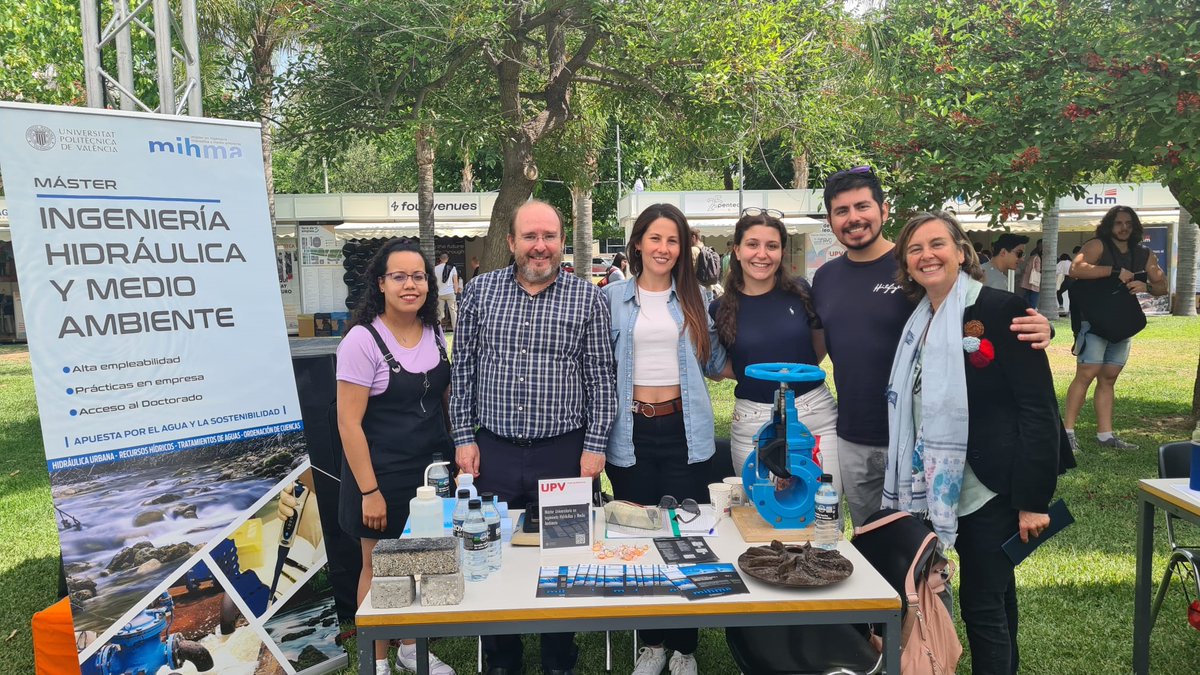 mihmaupv's tweet photo. 😃Muy contentos de participar ayer en la Feria de #MásteresUPV y conversar con todos los que nos visitasteis ayer interesados en nuestro #masterAgua.
👉PD: Hoy finaliza el plazo de #preinscripcion✍️ de la fase 1.
🔗 https://t.co/y5dJMCEtJg
#formacionMIHMA #ExcelenciaMIHMA https://t.co/lYtIzLMXac