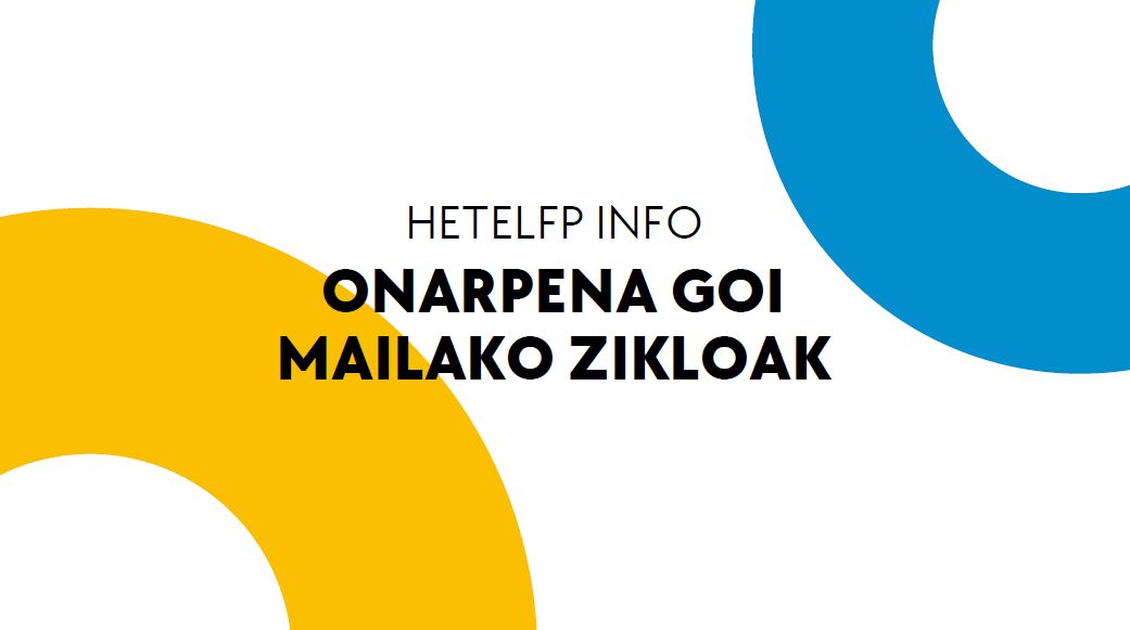 HETELFP's tweet photo. ADI !! Ba al dakizu zeintzuk diren #goimailako #LanbideHeziketan sartzeko #baldintzak? Bideo honetan azaltzen ditugu: https://t.co/Fqgix3yTQ2  Gogoratu #aurrematrikula egiteko epea: maiatzak 8tik 26ra . Abantean! Bideo gehiago: https://t.co/hxwQGWS4WW #FPeuskadi #aukerak https://t.co/VXA6wM0DX2