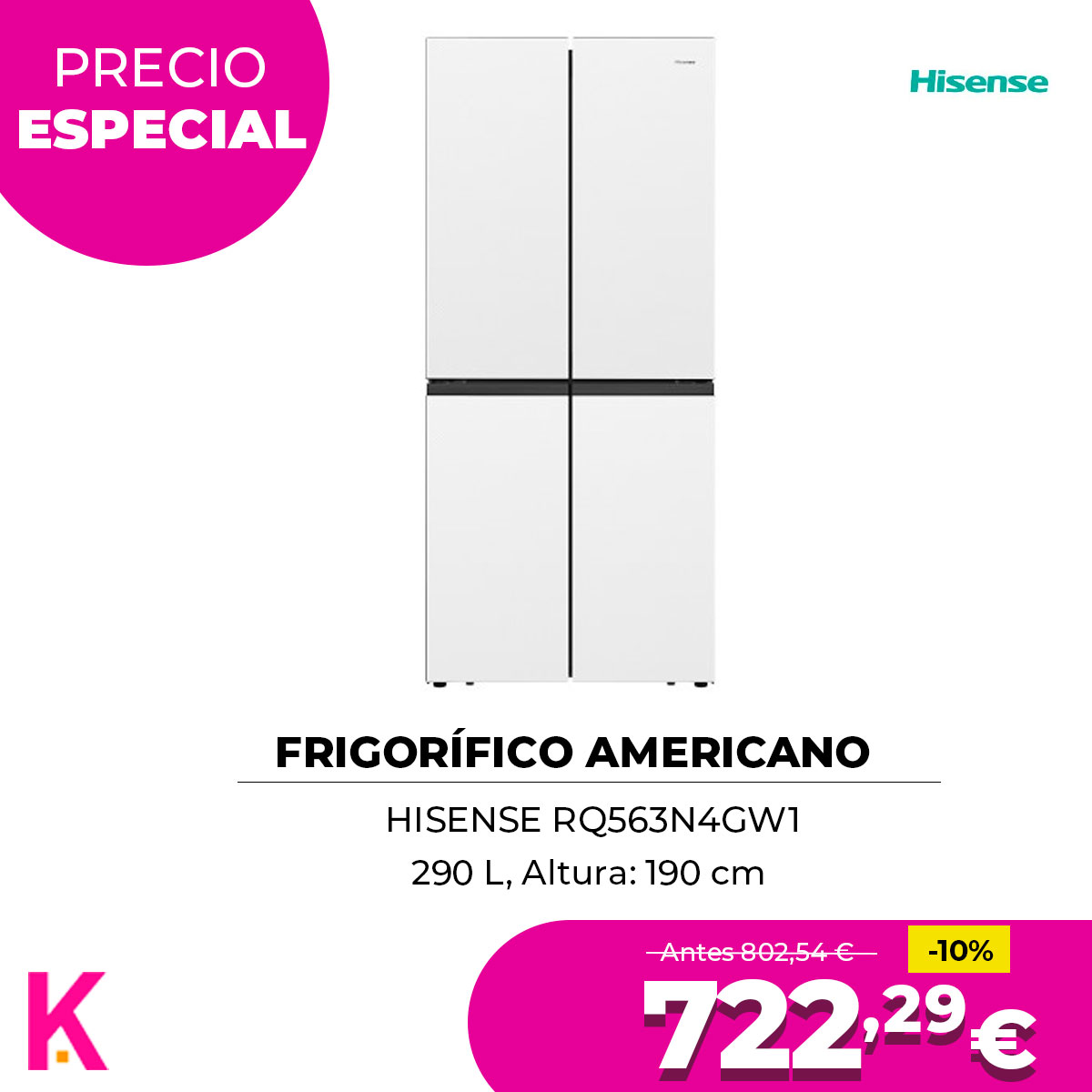 Kyeroo_com's tweet photo. 🔝 ¡OFERTAS DE LA SEMANA! Hasta -30
% de descuento en una selección de
electrodomésticos y electrónica.

Sólo disponible hasta el 25 de mayo o fin de
existencias.

➡️https://t.co/ZeBGMQ73HA

¡NO LO DEJES ESCAPAR!

#ofertas #descuento #electronica #electrodomésticos
#kyeroo https://t.co/3hDKDNQiz7