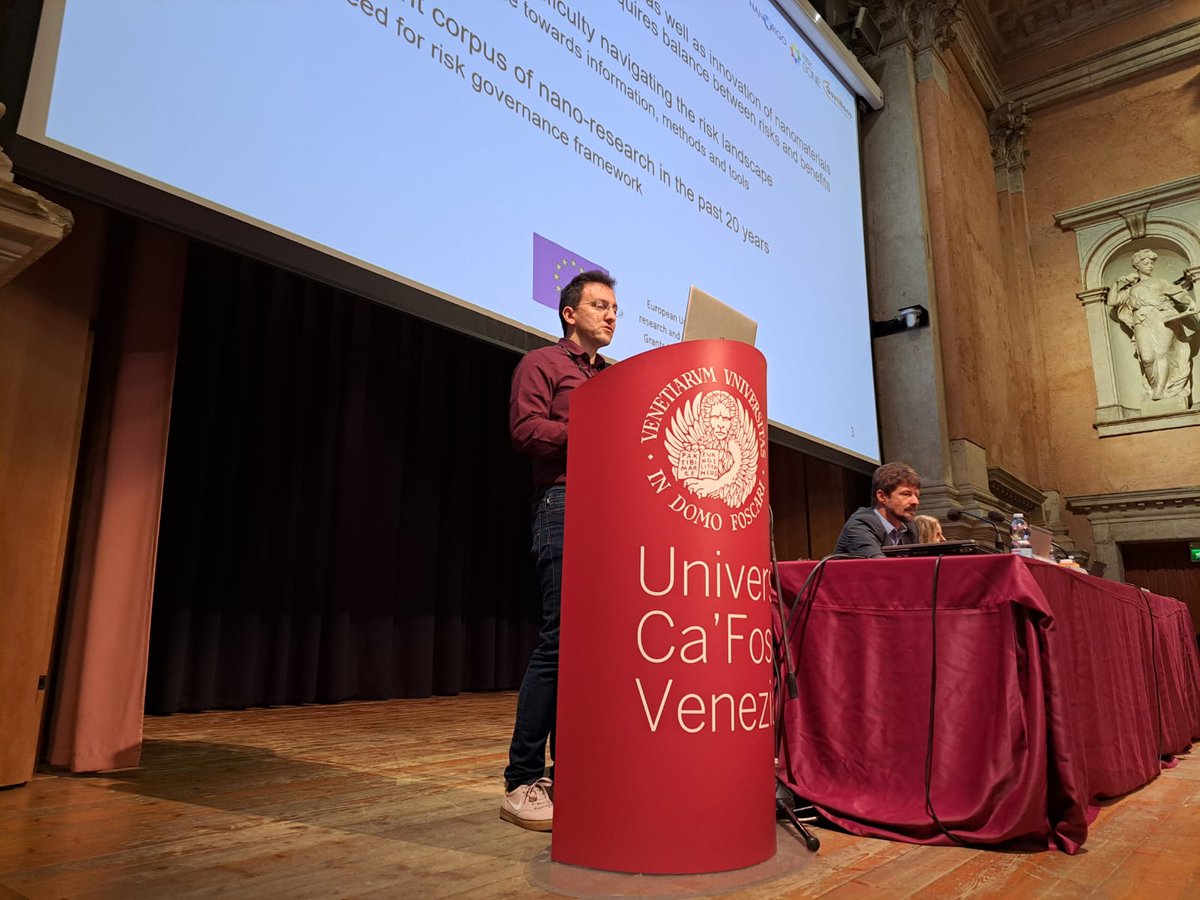 🌟 Here we are, Venice! 🌞 It's a bittersweet feeling since this is the final day of the #NanosafetyTrainingSchool. 🎓🔬 
We kicked off the day with a presentation by P.  Isigonis, about the NanoRiskGov portal for #SSbD tool. Now, it's time for an immersive training session.